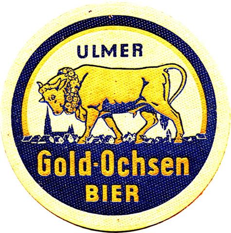 ulm ul-bw gold ochsen ochse 1a (rund215-u oh zeichen-blaugold)